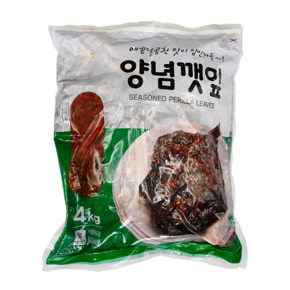 [맛두레] 양념깻잎(4kg/1봉)